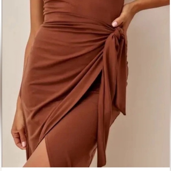 Reformation Kaila Knit Wrap Dress - Picture 4 of 5